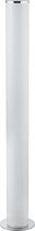 LED Vloerlamp - Nitron Pirral - 24W - Warm Wit 3000K - Dimbaar - RGBW - Rond -  Mat Wit - Kunststof