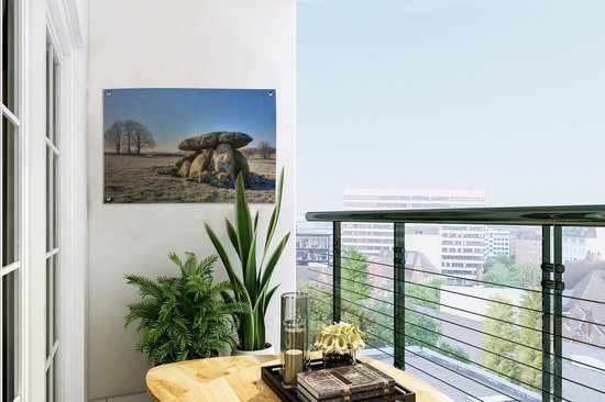 Affiche de jardin An old hunebed in Ireland 60x40 cm - petit - Toile de jardin / Toile d'extérieur / Peintures d'extérieur (décoration de jardin)