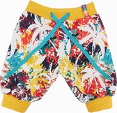 Handgemaakt driekwartbroekje met palmbomen - Tropical Vibe - 62-68