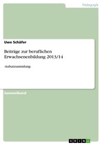 Beiträge zur beruflichen Erwachsenenbildung 2013/14