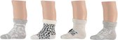Apollo Baby Terry Socks Wild and Cute Grijs | 4 Paar