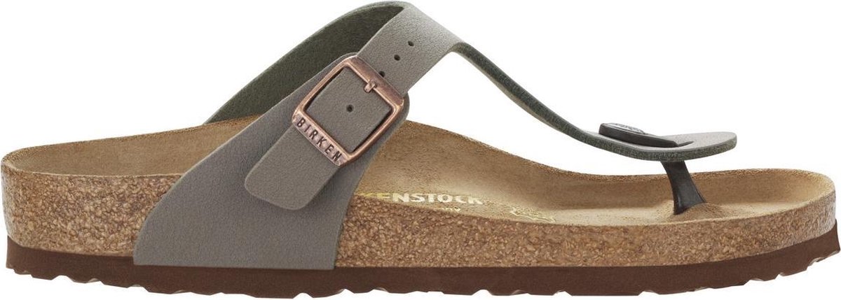 Birkenstock Gizeh Slippers Dames Taupe Grijs
