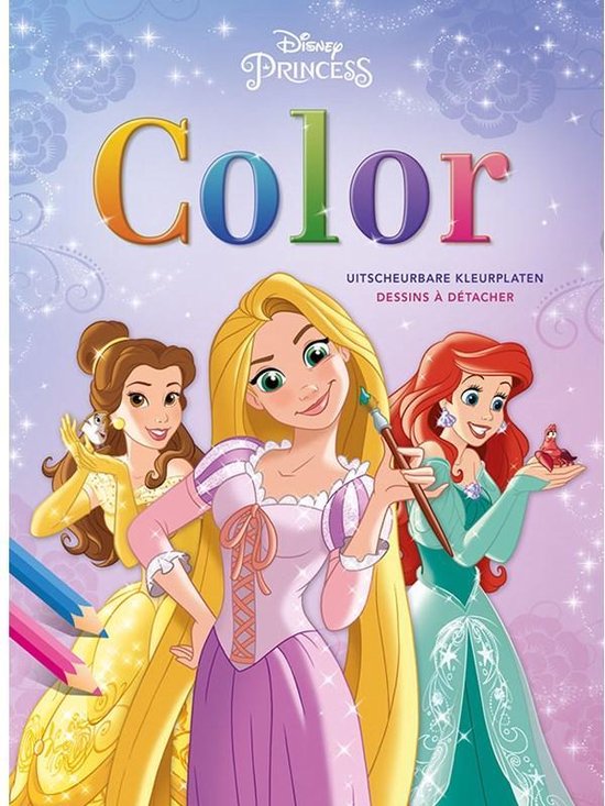 Disney Princess - Kleurboek - Blok met uitscheurbare kleurplaten