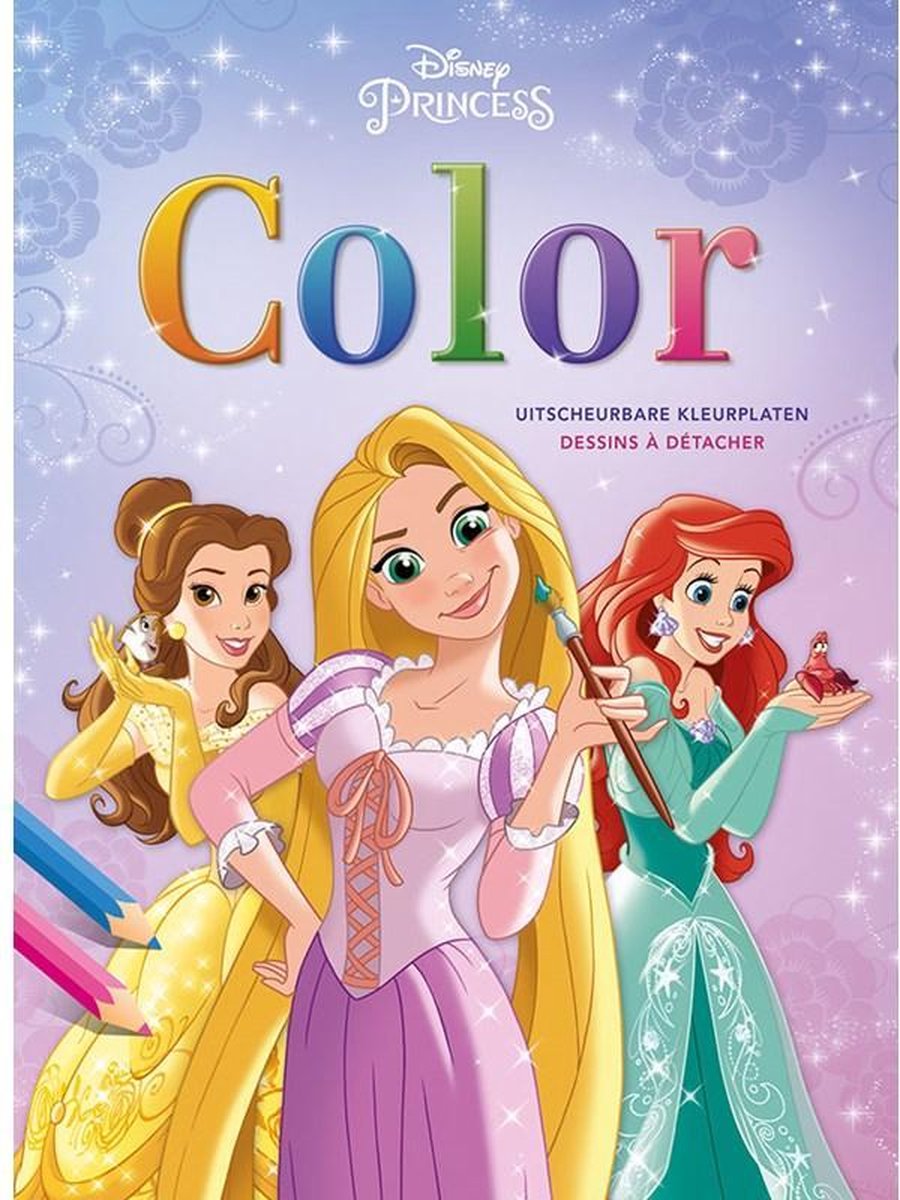 Disney Princess - Kleurblok met uitscheurbare kleurplaten