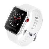 Apple Watch Bandje Silicon Bandje 42mm - voor Apple Watch - Wit