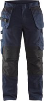 Blaklader Service Werkbroek stretch 1496-1330 - Mannen - Dark Navy/Zwart - 54