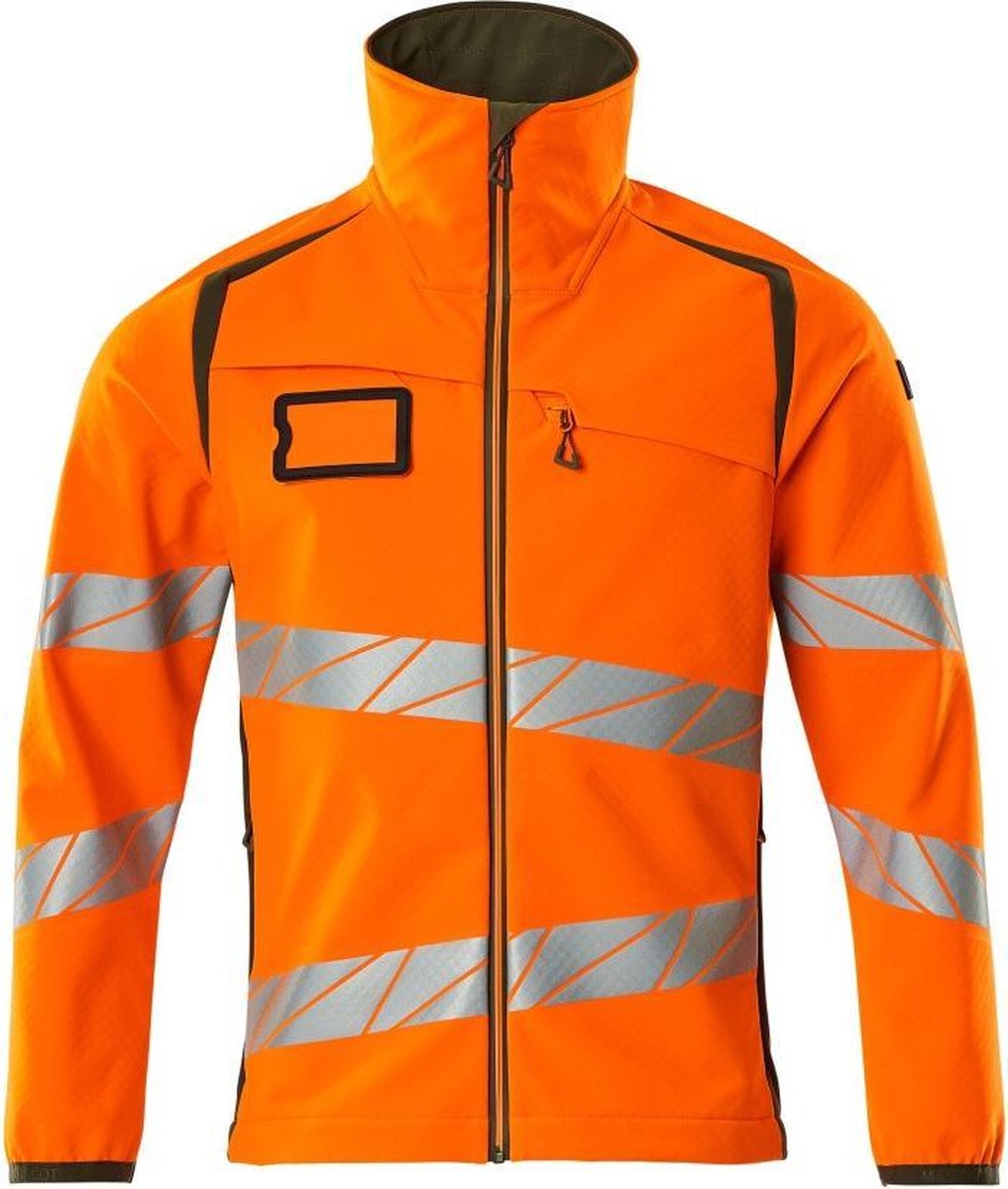 Mascot Accelerate Safe Softshell Jas 19002 - Mannen - Oranje/Mosgroen - 4XL
