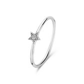 Selected Jewels Julie Dames Ring Zilver - Zilverkleurig - 17.75 mm / maat 56