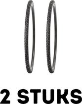Fietsband - Buitenband - Set van 2 - Klondike 28 x 1.6 (42-622) zwart met studs