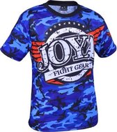 Joya Shirt Camo Blauw