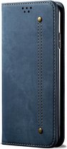 Xiaomi Mi 9 Lite Hoesje - Mobigear - Ranch Serie - Kunstlederen Bookcase - Blauw - Hoesje Geschikt Voor Xiaomi Mi 9 Lite