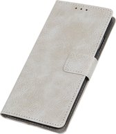 Xiaomi Mi 9 SE Hoesje - Mobigear - Basic Serie - Kunstlederen Bookcase - Wit - Hoesje Geschikt Voor Xiaomi Mi 9 SE