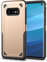 Mobigear Armor Hardcase Hoesje - Geschikt voor Samsung Galaxy S10e - Goud