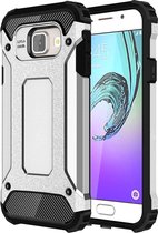 Mobigear Outdoor Hardcase Hoesje - Geschikt voor Samsung Galaxy A3 (2016) - Zilver