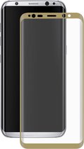 Mobigear Curved Gehard Glas Ultra-Clear Screenprotector voor Samsung Galaxy S8 Plus - Goud
