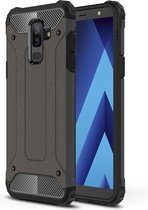 Mobigear Outdoor Hardcase Hoesje - Geschikt voor Samsung Galaxy A6 Plus (2018) - Gunmetal