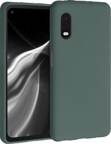 kwmobile telefoonhoesje geschikt voor Samsung Galaxy Xcover Pro - Hoesje voor smartphone - Back cover in mosgroen