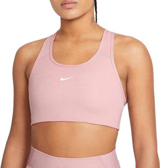 Nike - Swoosh Bra Med-Support 1-pc Pad - Roze