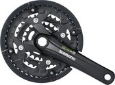 Shimano crankstel Alivio zwart Octalink 175mm 3x9v 22/32/44