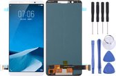 TFT-materiaal LCD-scherm en digitizer volledige montage voor Vivo X20 (wit)