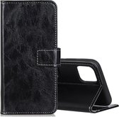 Voor Galaxy Note10 Lite / A81 Retro Crazy Horse Texture Horizontaal Flip Leren Case met Houder & Kaartsleuven & Fotolijst & Portemonnee (Zwart)