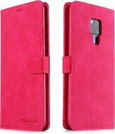 Voor Huawei Mate 20 X 5G Diaobaolee Pure Fresh Texture Horizontaal Flip Leren Case, met Houder & Kaartsleuf & Portemonnee & Fotolijst (Rood)