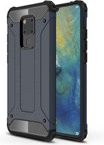 Magic Armor TPU + PC Combinatie Case voor Huawei Mate 20 X (Marineblauw)