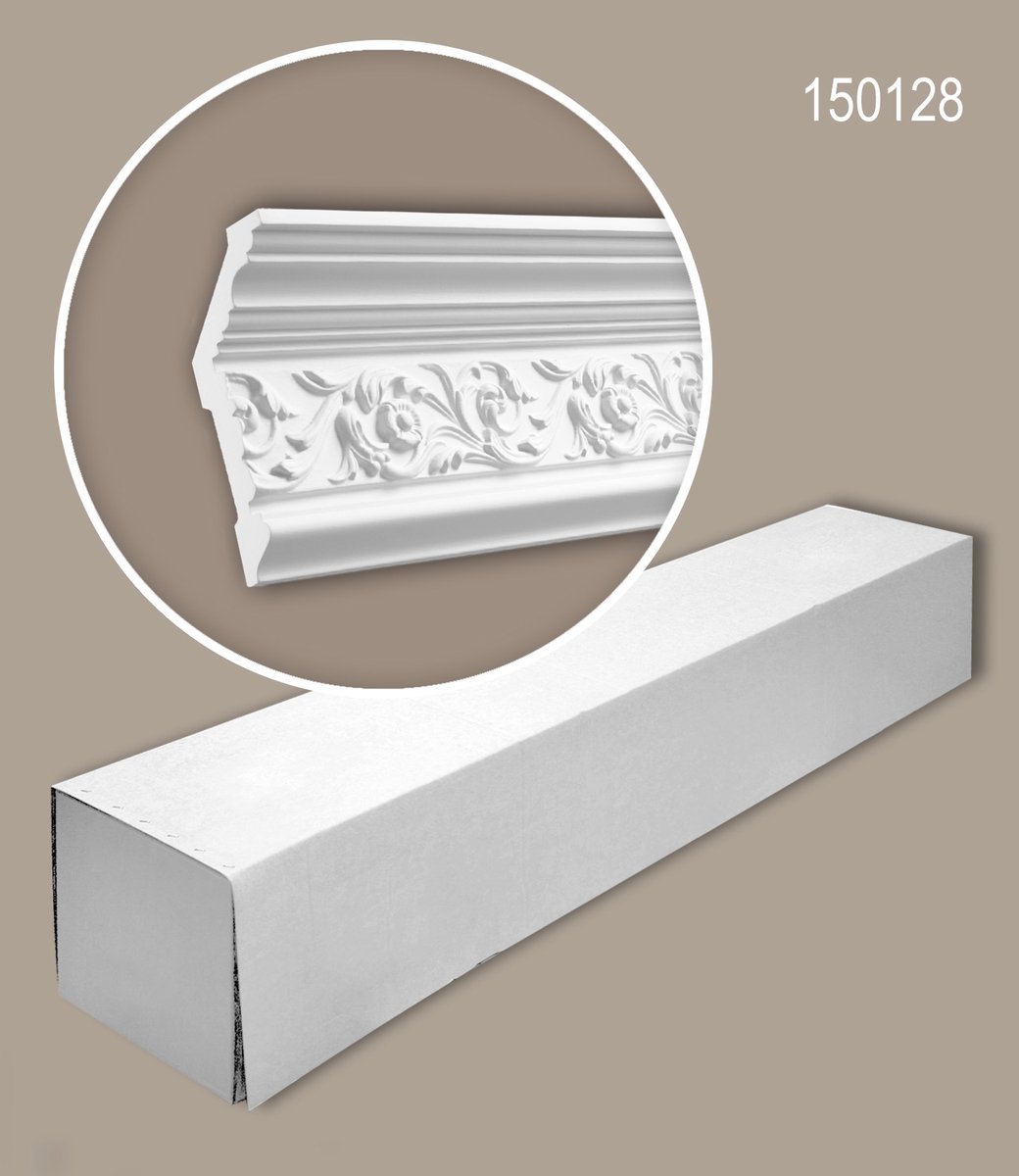 Profhome 150128 1 doos 6 stukken Kroonlijst 11,82 m