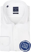 Profuomo - Shirt SL7 Cutaway Wit - 45 - Heren - Slim-fit - Extra Lange Mouwlengte