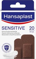 Hansaplast Sensitive Pleister Dark 20 stuks