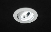 Lumidora Inbouwspot 72122 - Ingebouwd LED - 6.0 Watt - 420 Lumen - 2700 Kelvin - Wit - Metaal - Badkamerlamp - ⌀ 8 cm