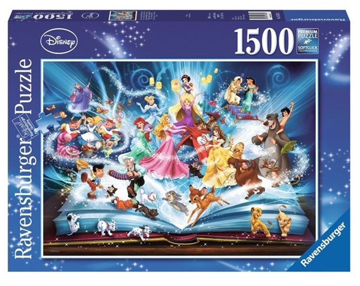 Ravensburger puzzel Disney's Magische Sprookjesboek - Legpuzzel - 1500 stukjes