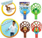 Toi-toys Incredi Bubble Bellenblaas Racket - Maak tientale bubbels tegelijk!