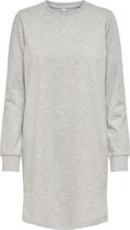 Only Jurk Onldreamer Life Crew Neck Dress Swt 15246094 Light Grey Melange Dames Maat - M