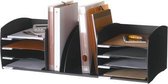 Paperflow desk organizer, keuze uit 4 of 8 vakjes, verstelbare scheidingswanden