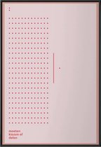 Kuotes Art - Ingelijste Poster - Kiezen of delen - Muurdecoratie - 40 x 60 cm