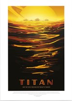 Titan (Visions of the Future), NASA/JPL - Foto op Forex - 30 x 40 cm