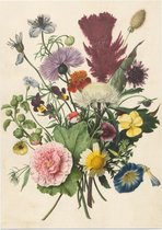 Boeket bloemen,  - Foto op Forex - 90 x 120 cm