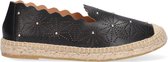 Kanna Dora Espadrilles - Dames - Zwart - Maat 36