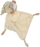 Gamberritos Knuffeldoekje Beertje 23 X 23 Cm Pluche Beige