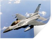 Muurstickers - Sticker Folie - De straaljager F-16 Fighting Falcon - 40x30 cm - Plakfolie - Muurstickers Kinderkamer - Zelfklevend Behang - Zelfklevend behangpapier - Stickerfolie