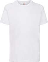 Fruit Of The Loom T-shirt unisexe à manches courtes pour Kinder / Enfants (Wit)