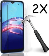 Screenprotector geschikt voor Motorola Moto E 2020 Screenprotector Glazen - Screenprotector geschikt voor Motorola Moto E 2020 Tempered Glass - 2 Stuks