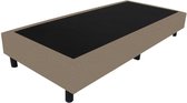 Bedworld Boxspring 80x190 - Lederlook - Taupe (MD926)