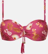 Wild Orchid bandeau bikinitop Roze maat 38F (75F)