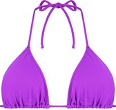WALLIEN - Dames Bikini Top Triangle - Mystery waters - Paars