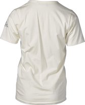 Dames shirt off white met knopen en plooitjes | Maat 2XL