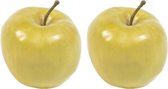 3x stuks kunstfruit appel 7.5 cm - decofruit appels