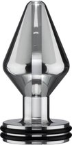 ElectraStim Midi Butt Plug Medium Electrosex - Zilver