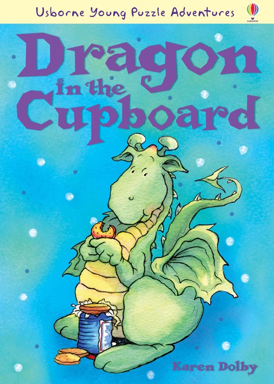 Usborne Young Puzzle Adventures - Dragon in the Cupboard: Fo ... - cover